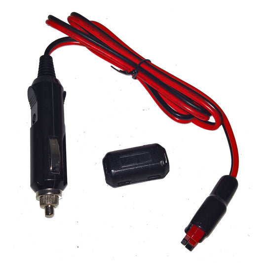 Car cigarette lighter adapter/power lead with Powerpole-compatible connectors