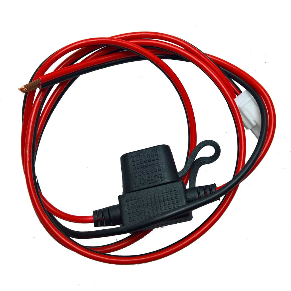Xiegu Power Lead Cable - 2-Pin Fused DC Power Cord For X108, G90 Radios (Model LD261, 10A Max)