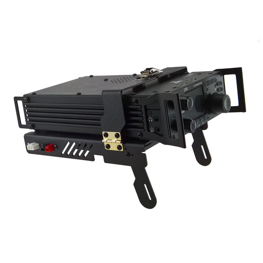 Desktop stand with temperature controlled cooling fan for Xiegu G90