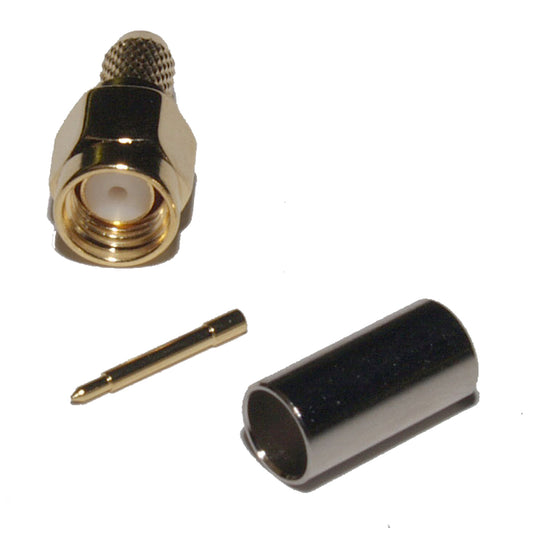 Connector (crimp type) - SMA male for RG-58 cable