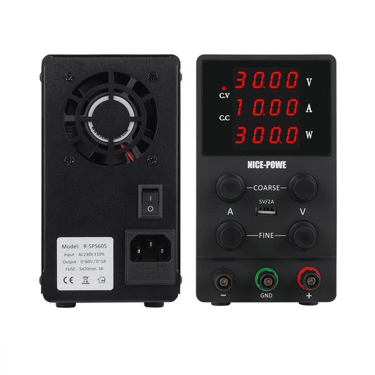 0-30V 0-5A 150W Variable Regulated DC Power Supply with USB socket