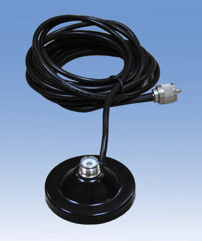 Mobile Magnetic Antenna Mount 90 mm with SO239 socket