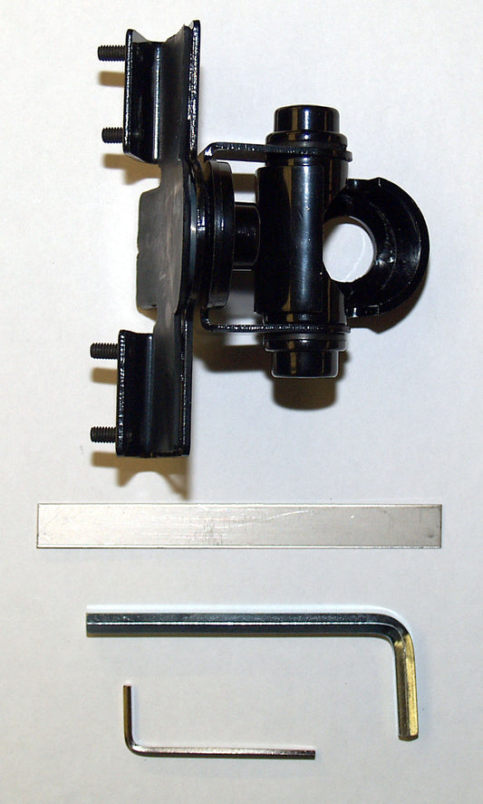 Multi-way adjustable clamp mount for mobile antenna