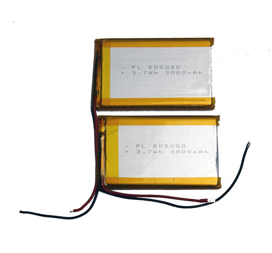 Replacement battery pack set (2 batteries) for Xiegu X6100 Transceiver