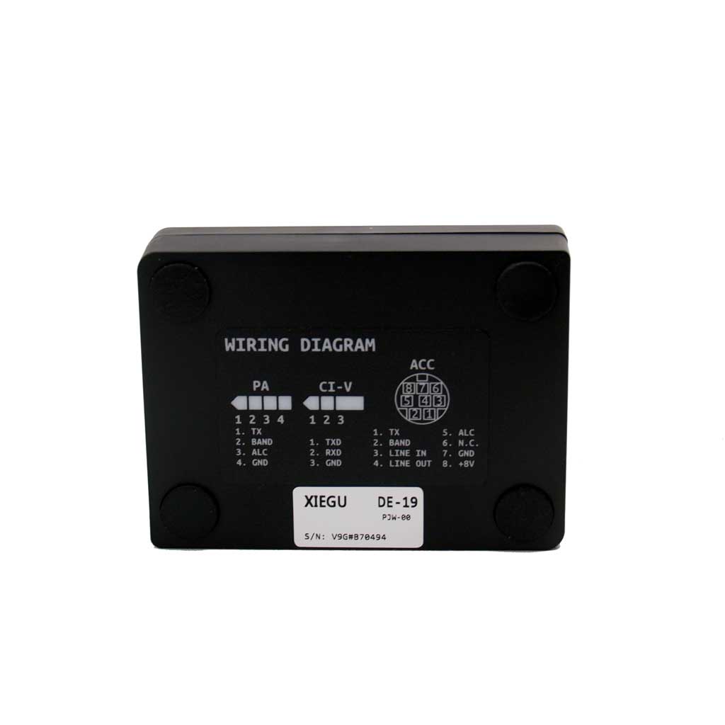 Xiegu DE-19 data extension interface for G106 & G90 Transceivers