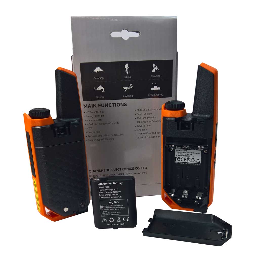 Quansheng TG-FR1 PMR446 Handheld transceiver/walkie talkie twin pack