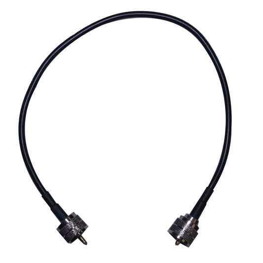 PL259 to PL259 RG58 patch lead - 500 mm length