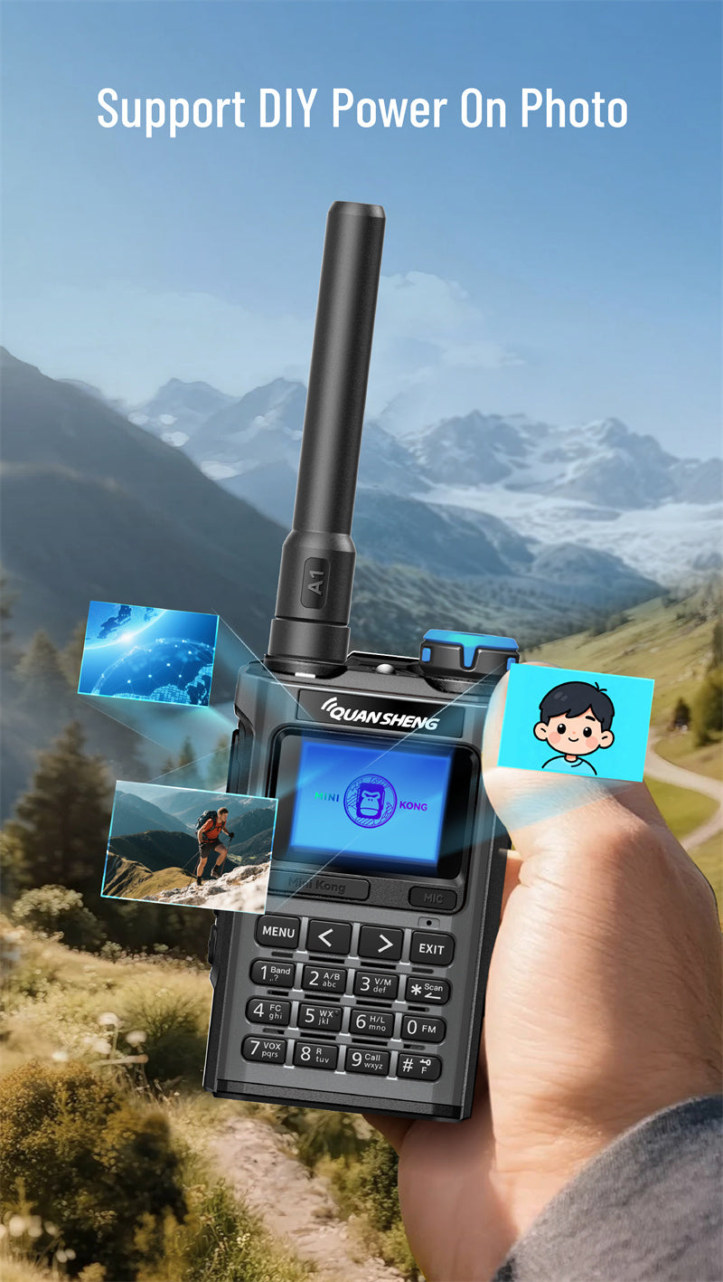 Quansheng UV-K1 Mini Kong 2m/70cm Handheld Transceiver