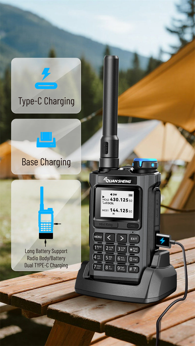 Quansheng UV-K1 Mini Kong 2m/70cm Handheld Transceiver